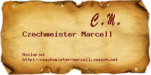 Czechmeister Marcell névjegykártya